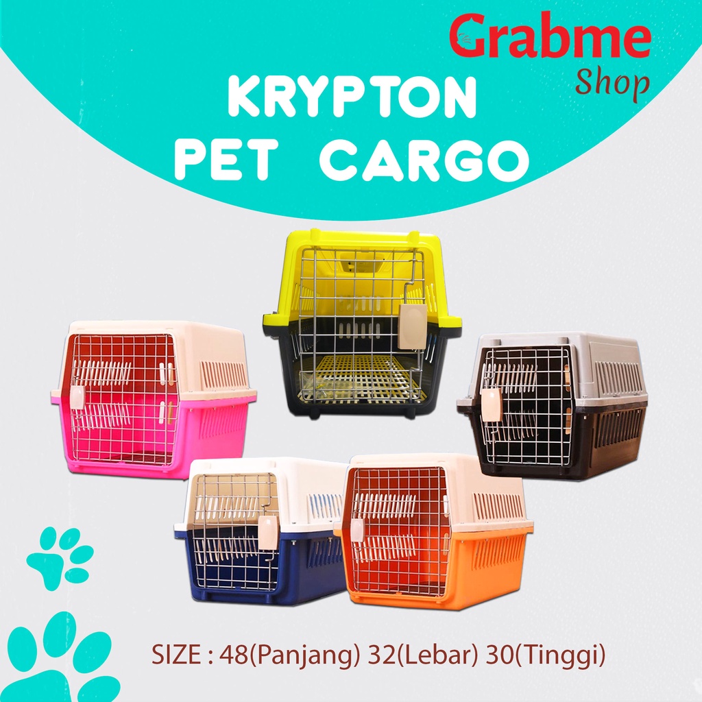 Pet Carrier / Pet Cargo kandang untuk Kucing Anjing dan hewan peliharaan