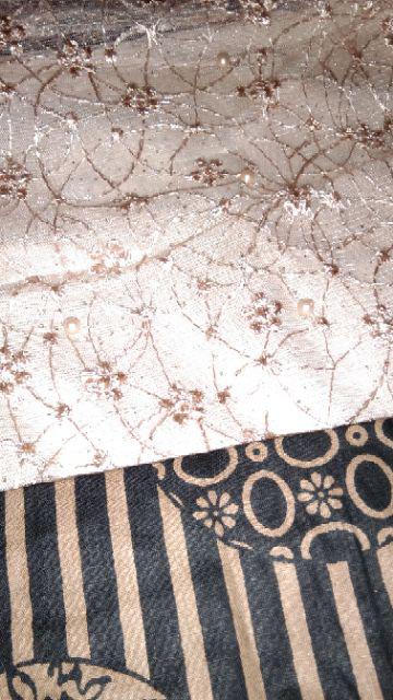 Wou Batik Couple Shofia #2 Brokat  - Couple Modern Batik Couple Sarimbit Brokat Kebaya - Bs052