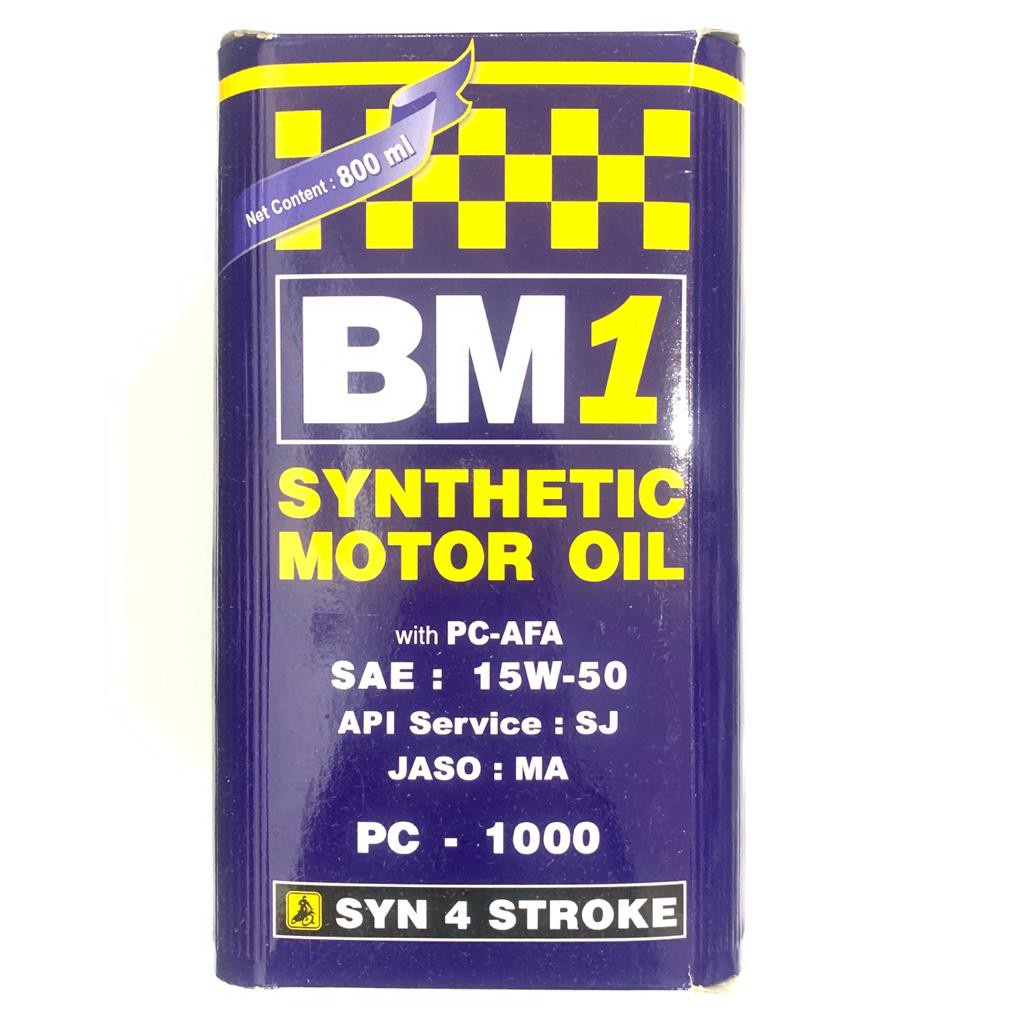 OLI MOTOR BM1 4T 15W50 SJ PC1000 800ML BEBEK SPORT ORIGINAL BM1