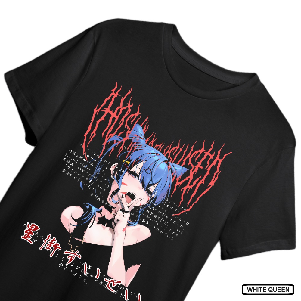 KAOS HOSHIMACHI SUISEI HOLOLIVE SPECIAL EDITION - T-SHIRT DESIGN VTUBER HOSHIMACHI SUISEI HOLOLIVE