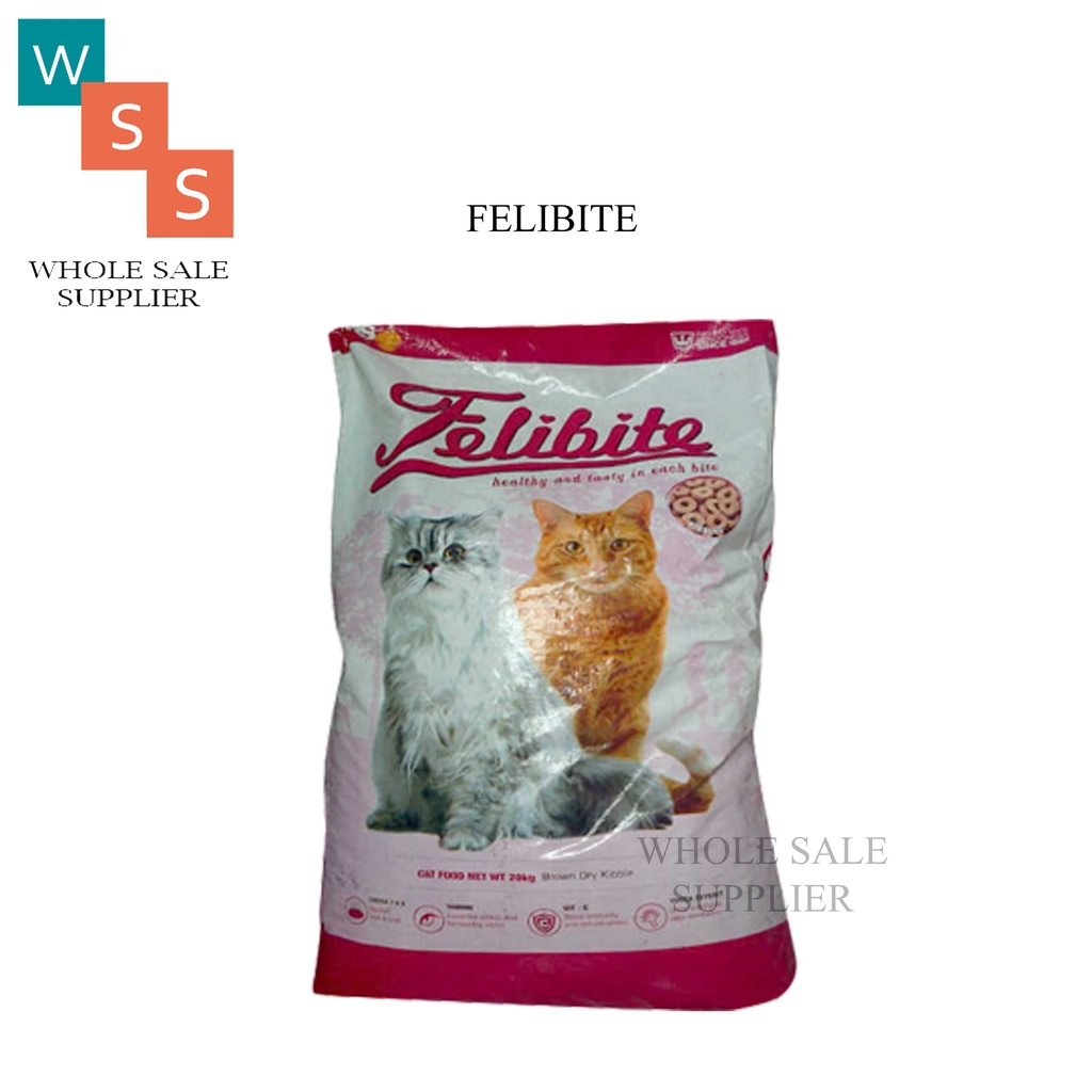 MAKANAN KUCING FELIBITE 20KG ( KHUSUS GOSEND &amp; GRAB )