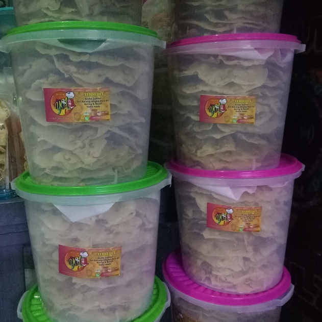 

TERBARU Peyek Kacang Rebon - Cabe, THINWALL 1500ML