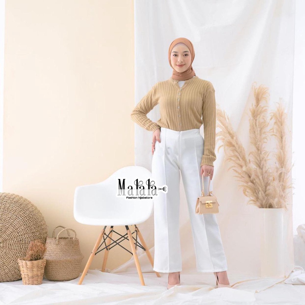 KULLOT SCUBA CELANA PANJANG WANITA BAWAHAN PREMIUM FASHION PAKAIAN PREMIUM MURAH BY MALALASTORE