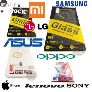 TEMPERED GLASS/ANTIGORES - Xiaomi Iphone Asus Samsung Sony Lenovo Oppo LG Dll 
