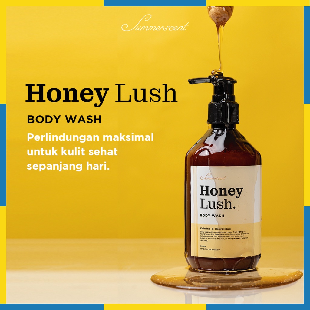 Summerscent - Honey Lush Body Wash - Sabun Mandi Cair - 300ml