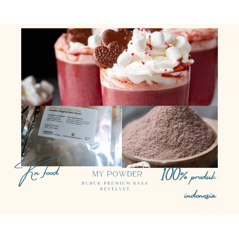 

Powder Premium Red velvet kemasan 1kg - PREMIUM Red velvet 1kg