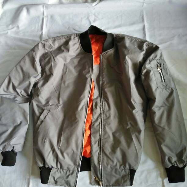 jaket bomber abu muda jn all size