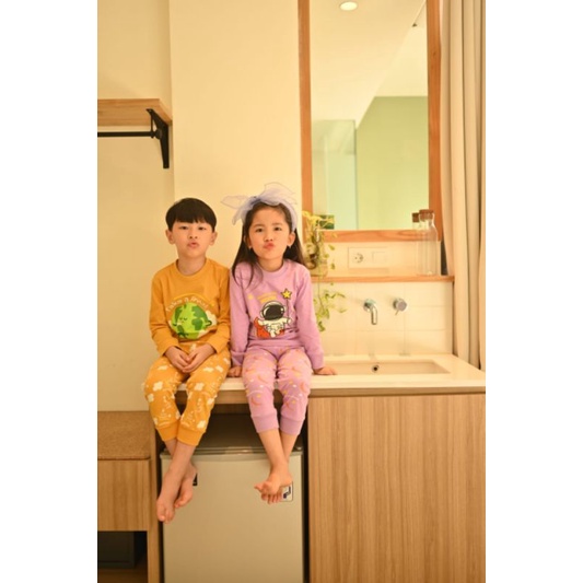 babebee set piyama Glow in the dark