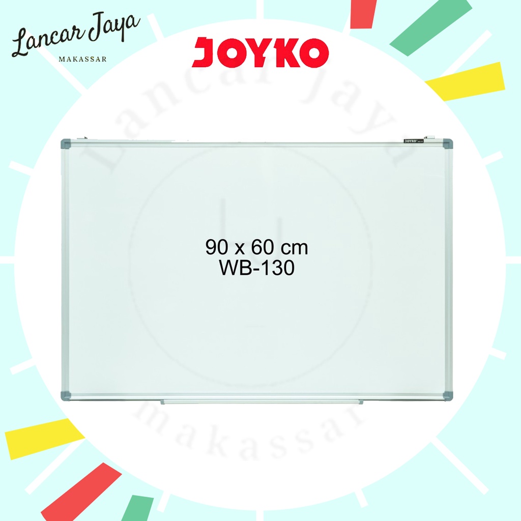 

Papan Tulis Putih Whiteboard Joyko WB-130 (90 cm x 60 cm)