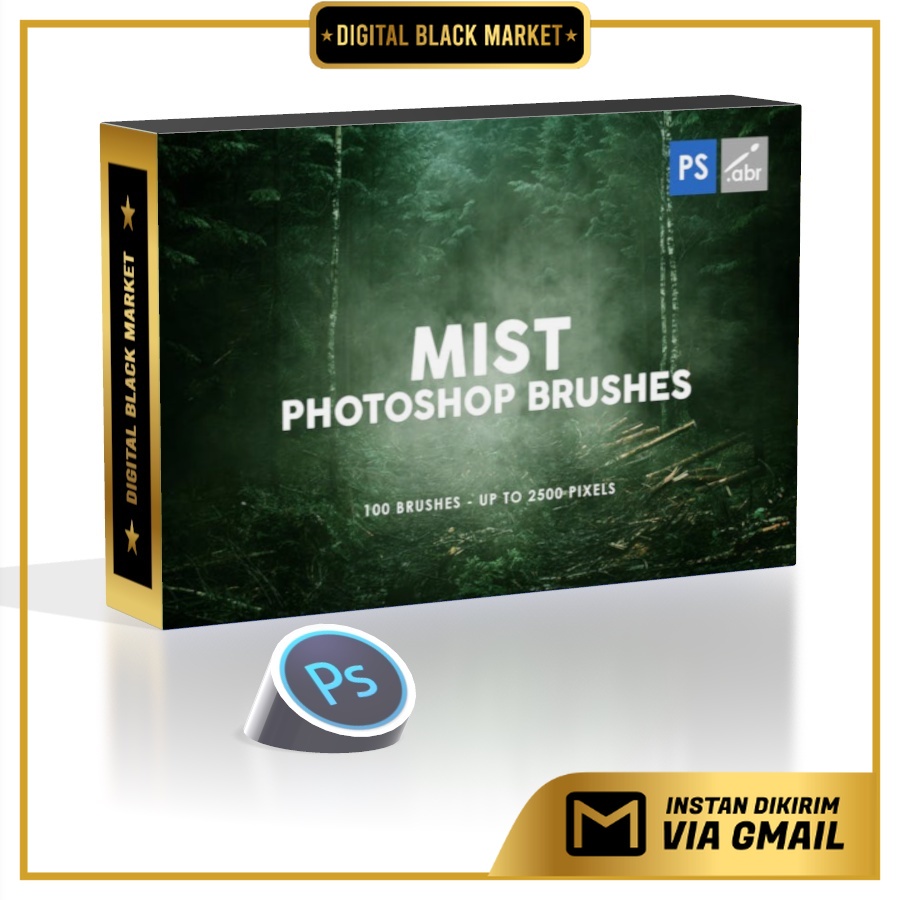 100 Mist - Photoshop Stamp Brushes