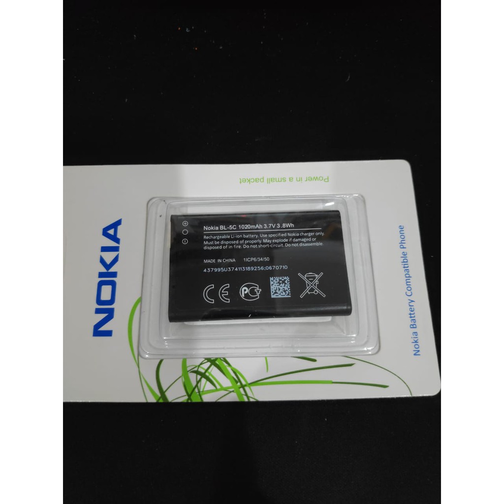Baterai Nokia BL-5C BL5C Original 100%