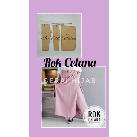 pola instan /pola jiplak ROK CELANA