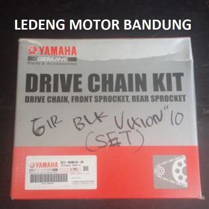 Gear Set Vixion Lama Rantai Komplit GirSet Depan Belakang Original Yamaha YGP