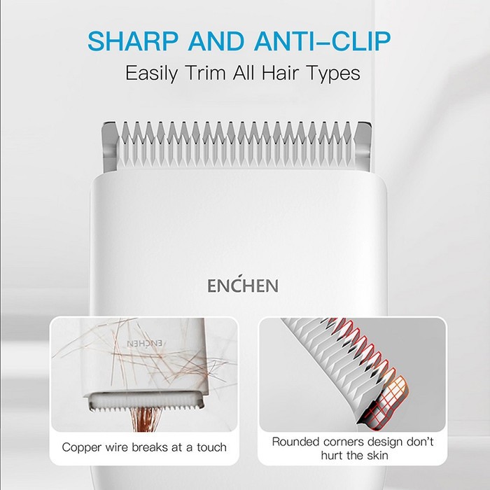 Enchen boost hair cliper pisau pengganti refill - Putih