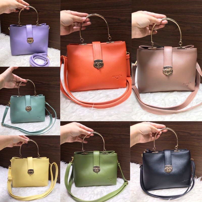 Tas Selempang Wanita Alfaza12 Behel 2Ruang Tas Murah Bahu Branded Pakaian Cewek Wanita COD