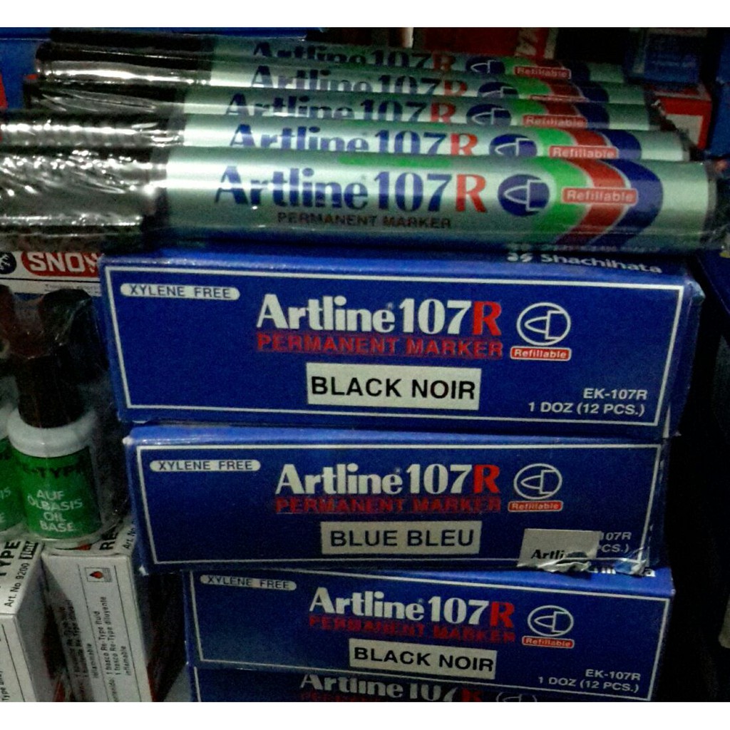 Spidol permanen marker artline 107R