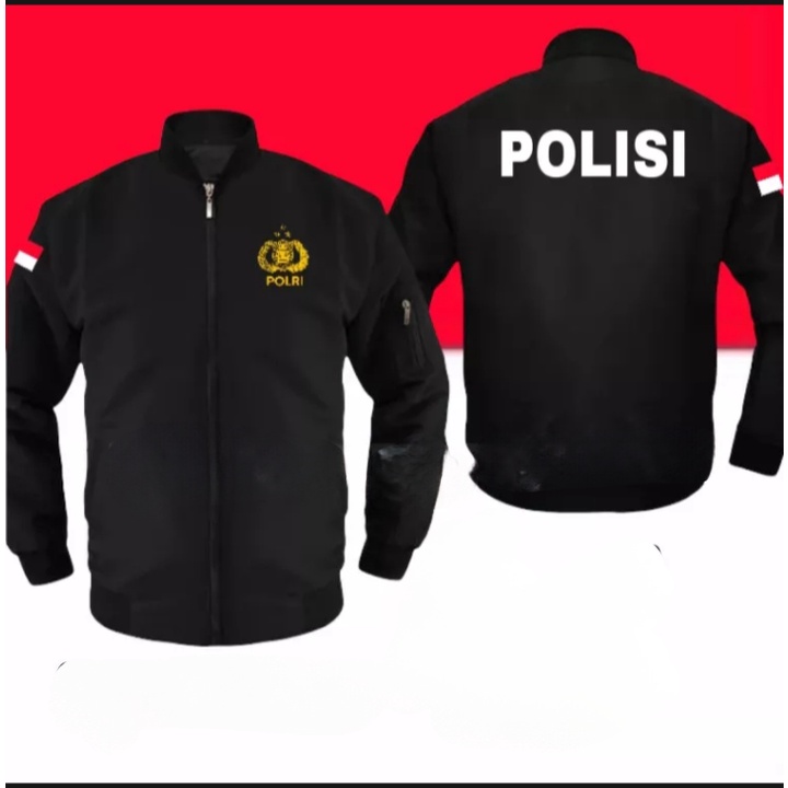 Jual JAKET BOMBER BOLAK BALIK /JAKET SABLONAN PILISI/POLRI DAN TNI-AD ...