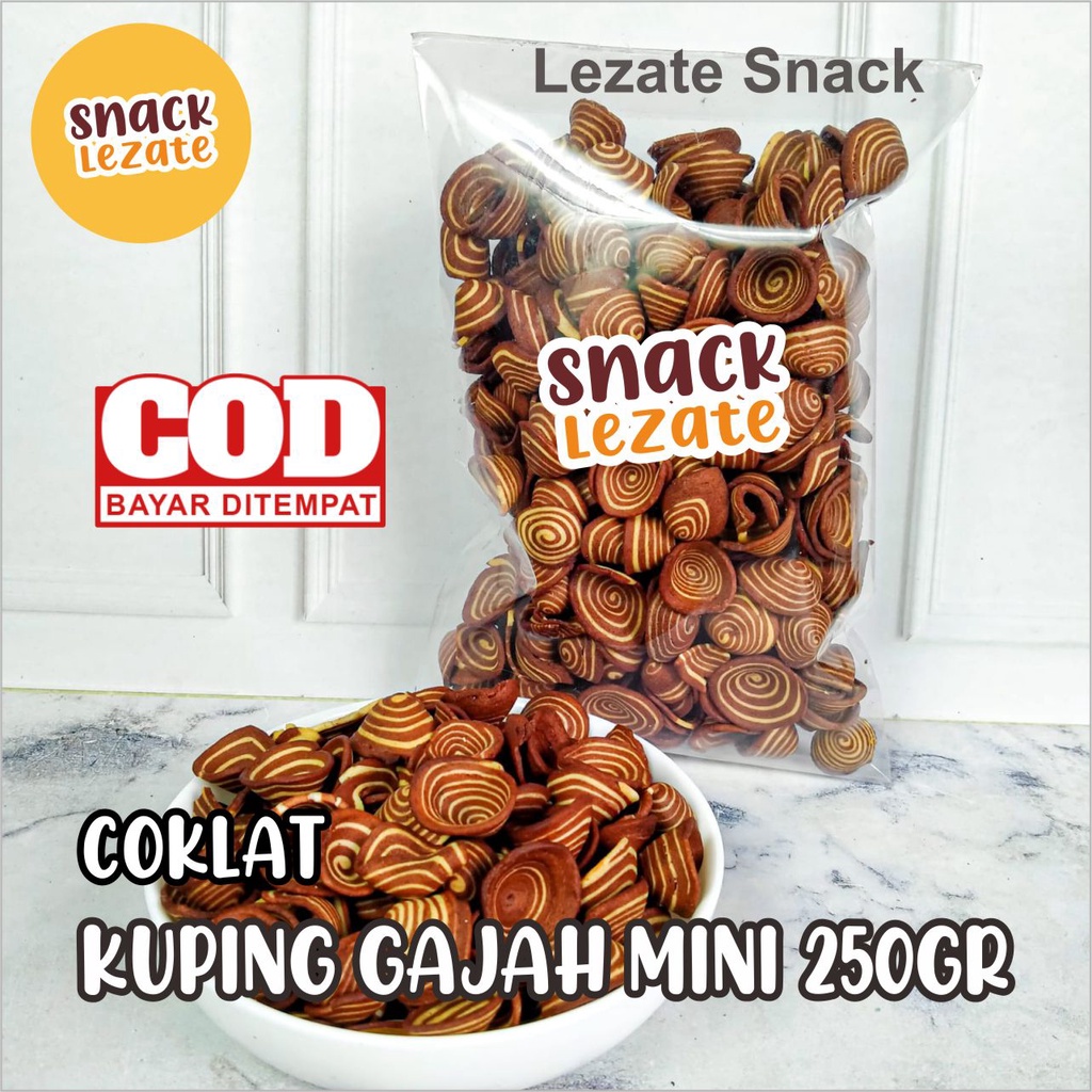 

Kuping Gajah Mini 250gr Kiloan Murah / Kue Kuping Gajah Warna Warni Cemilan Jadul Gurih Renyah WAP SHOP