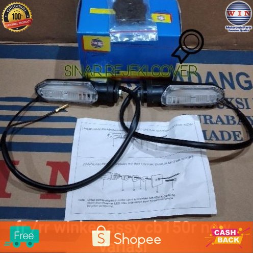 WIN - LAMPU SEN SEIN RITING DEPAN BELAKANG SEPASANG CB 150 R CB150 R CB150R NON LED VARIASI