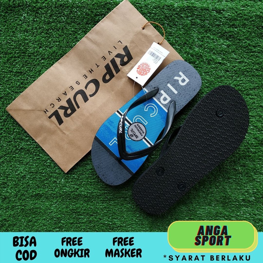 SANDAL PRIA JEPIT RIPCURL / SANDAL DISTRO CASUAL / SENDAL SANTAI / SANDAL RUMAH KEREN PREMIUM