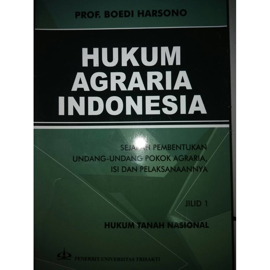 

Hukum Agraria Indonesia
