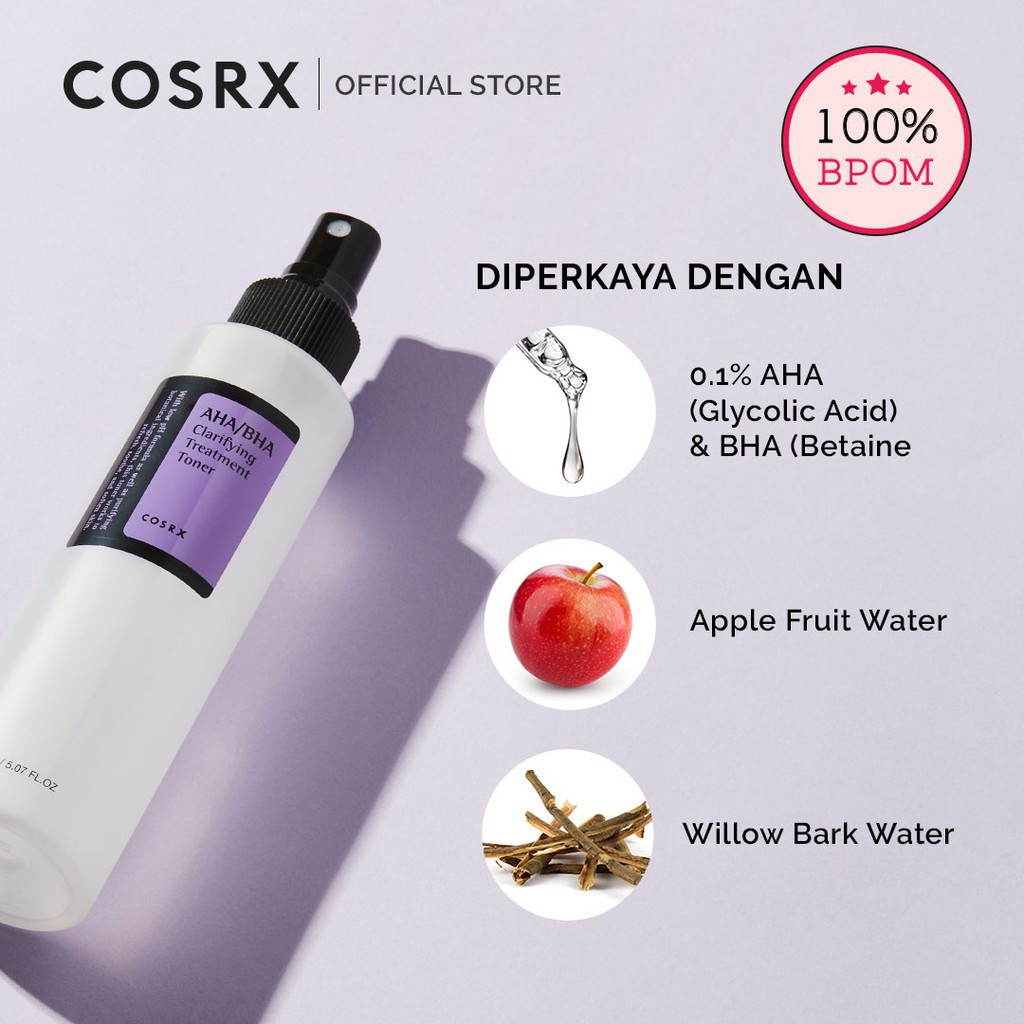 ⭐ BAGUS ⭐ COSRX AHA BHA CLARIFYING TREATMENT / VITAMIN C DAILY TONER 30ML / 150ML