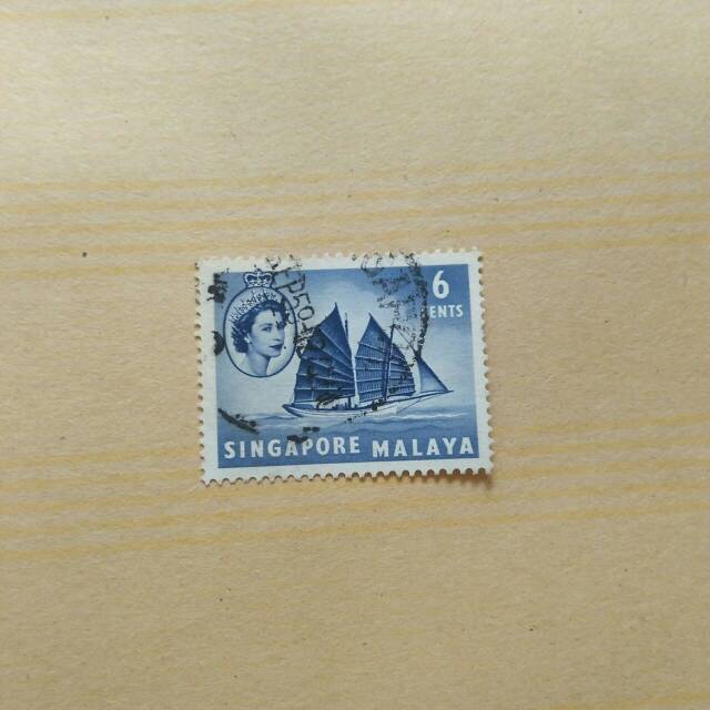 Perangko Kuno, antik Dan langkah yaitu perangko SINGAPORE MALAYA 6 CENT