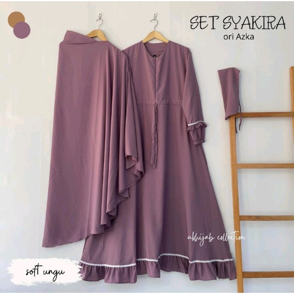 Gamis set hijab syakira gamis set hijab plus cadar