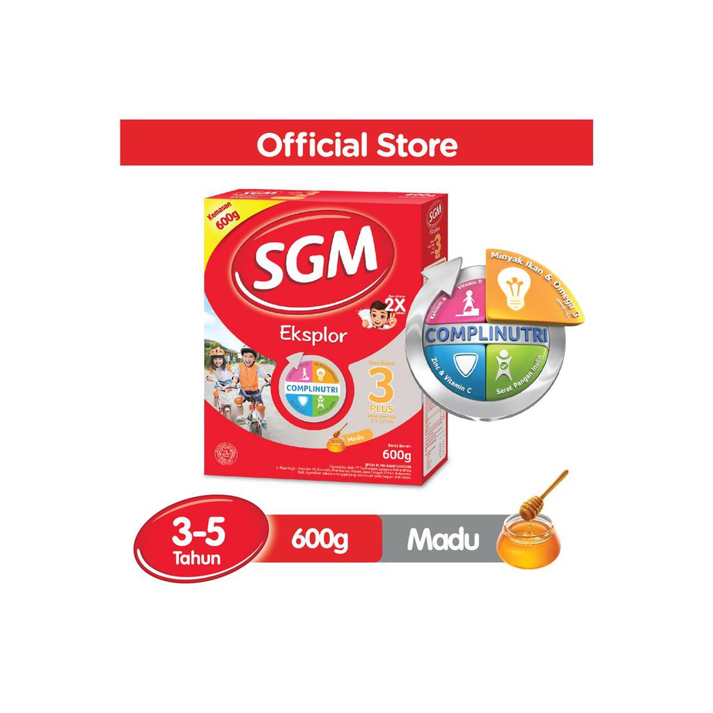 Sgm Eksplor 3+ 600 Gram.