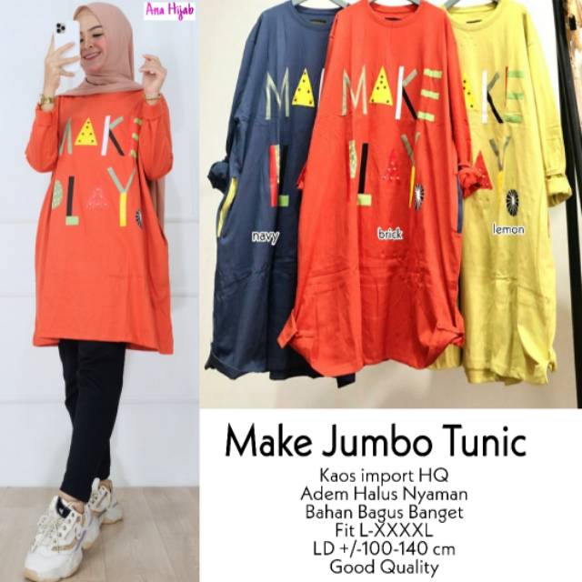 Make jumbo tunik by Ana Hijab
