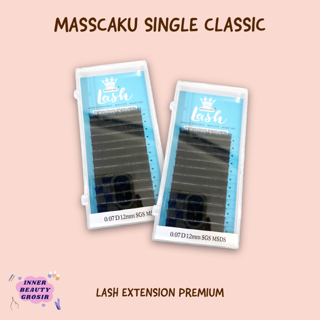 Masscaku Single Classic Premium / Masscaku Lash Biru