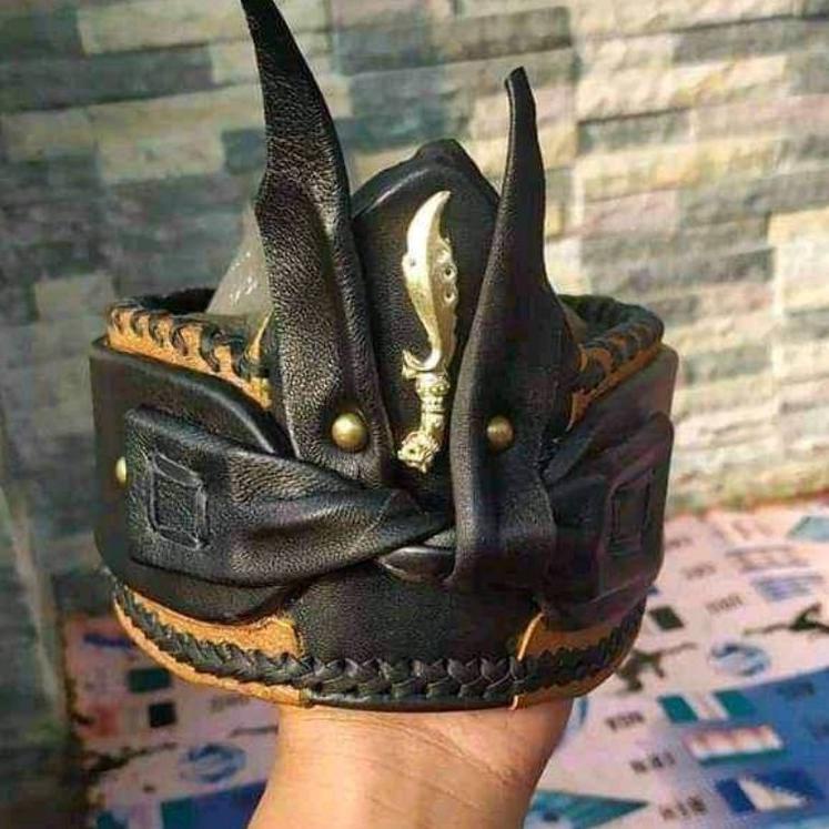 Paling Diminati blangkon sunda kulit / iket kulit / belangkon sunda / belangkon kulit / bendo kulit