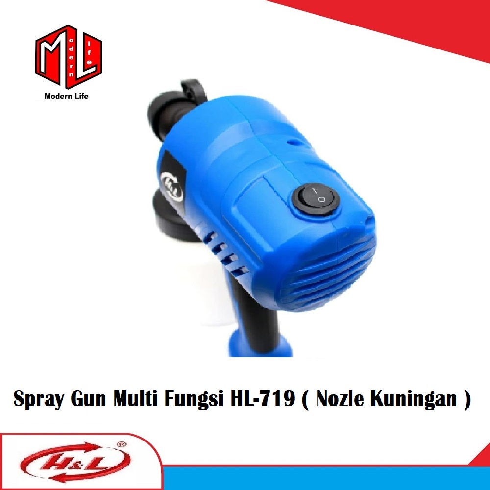 Spray Gun Elektrik Alat Semprot Listrik Cat Minyak Multifungsi HL 719