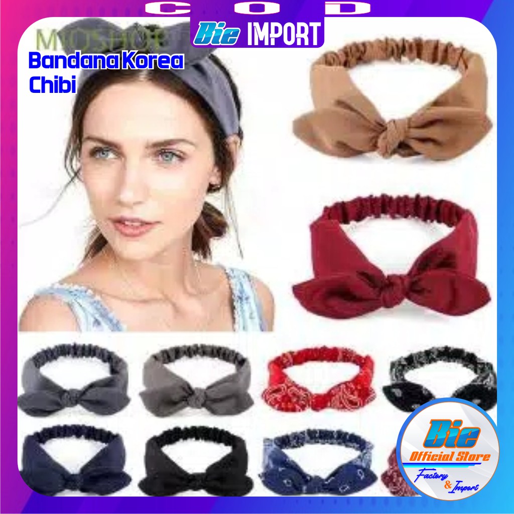 Bandana Chibi Korean Style Impor Best Seller