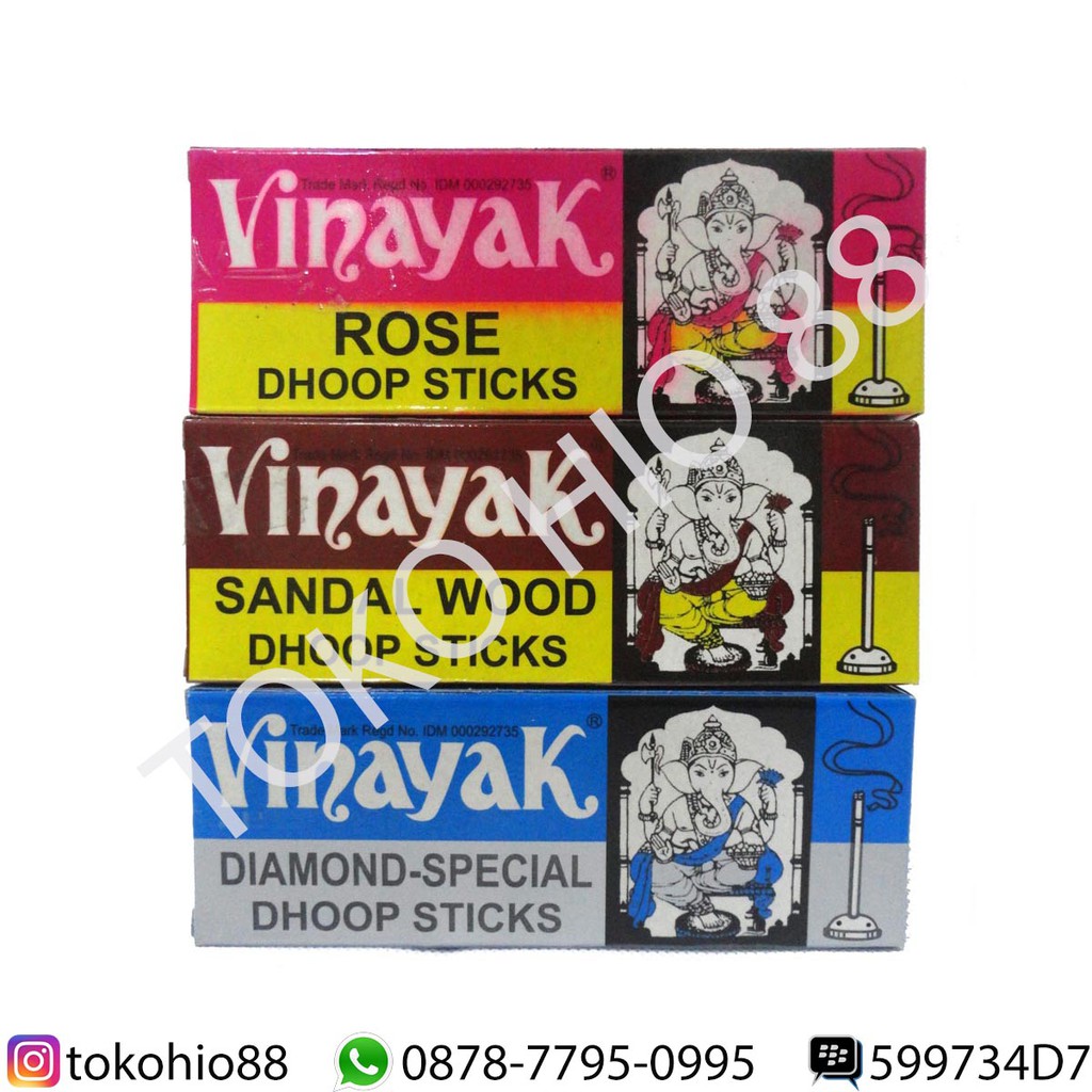 Hio / Dupa Wangi Aromaterpi India Vinayak Dhoop Sticks Aromateraphy