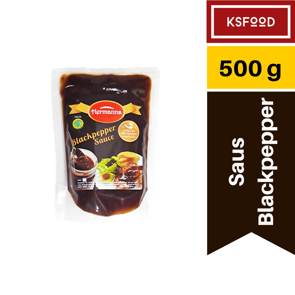 

Hermanns Saus Blackpepper 500 gram