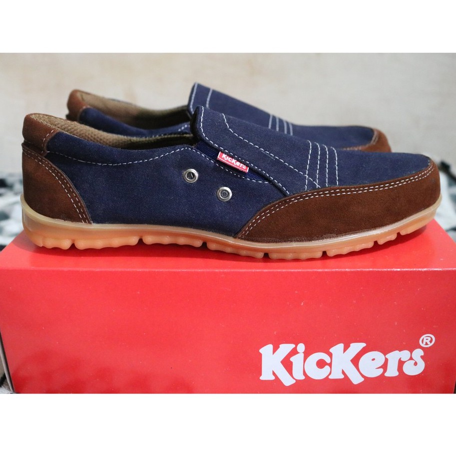 Sepatu Casual KICKERS Slip On Terbaru dan Termurah