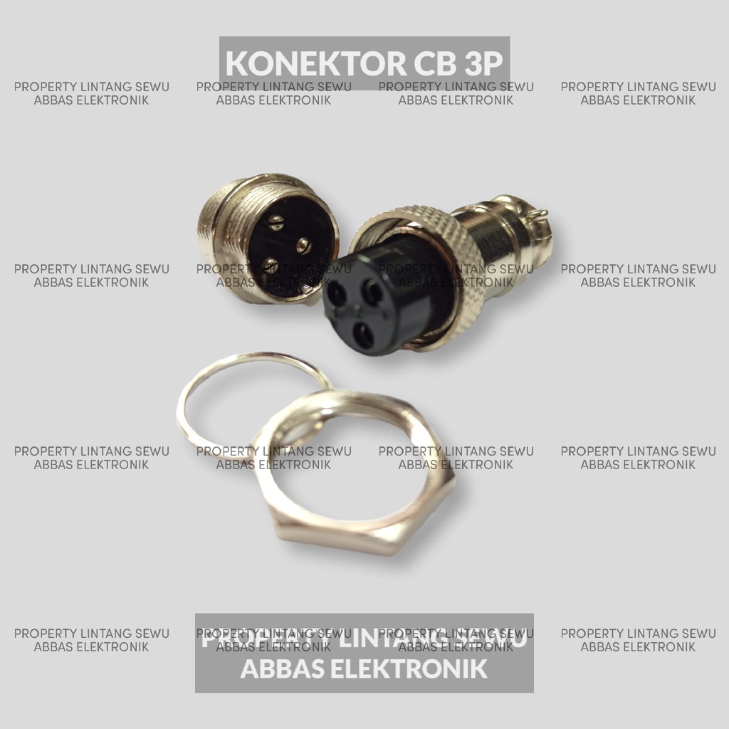 CONECTOR KONEKTOR CB 3P 3 PIN