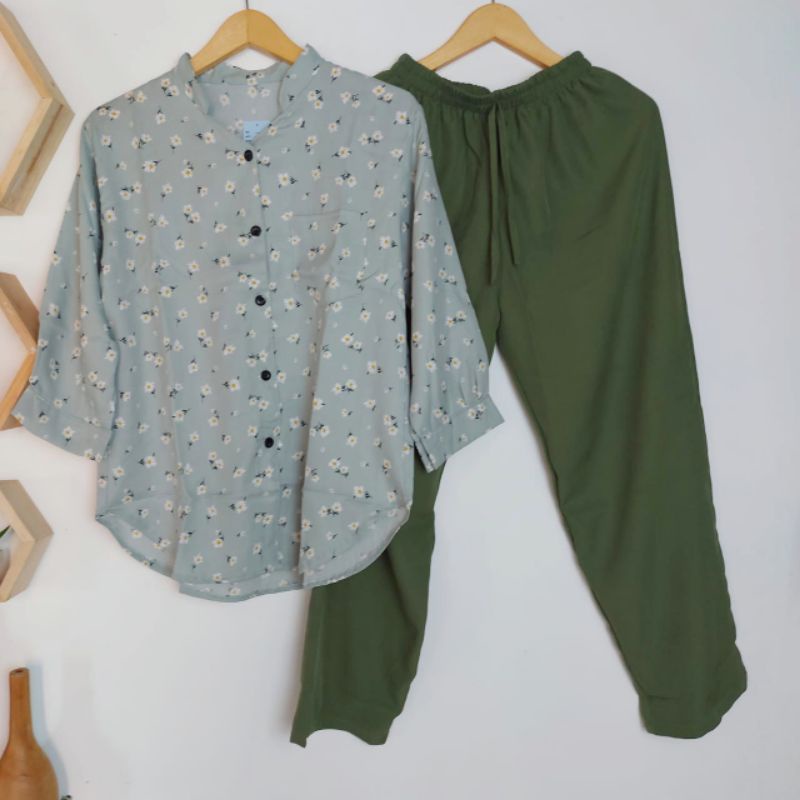 ONE SET SALUR SYAKILA TERBARU SETELAN OOTD WANITA KEKINIAN-2