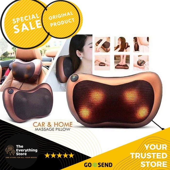 Bantal Mobil Pijat 8 Bola Therapy ORIGINAL