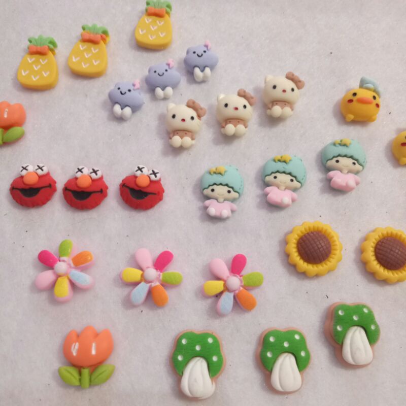 clay lucu bahan aksesoris