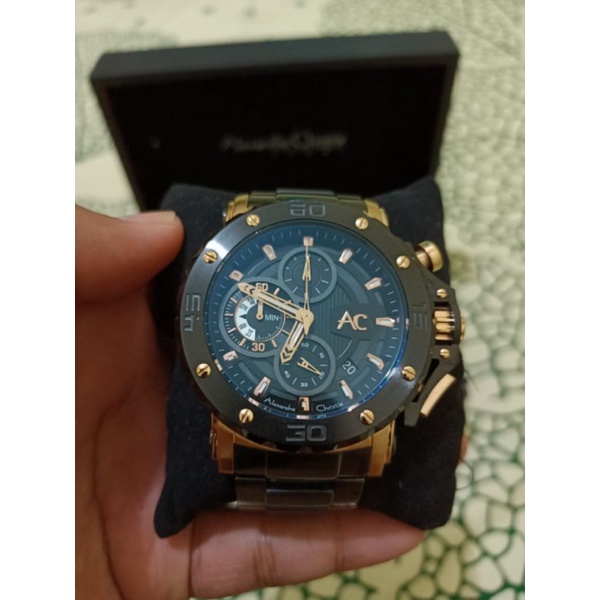 Alexandre Christie 9205 MC black rose gold