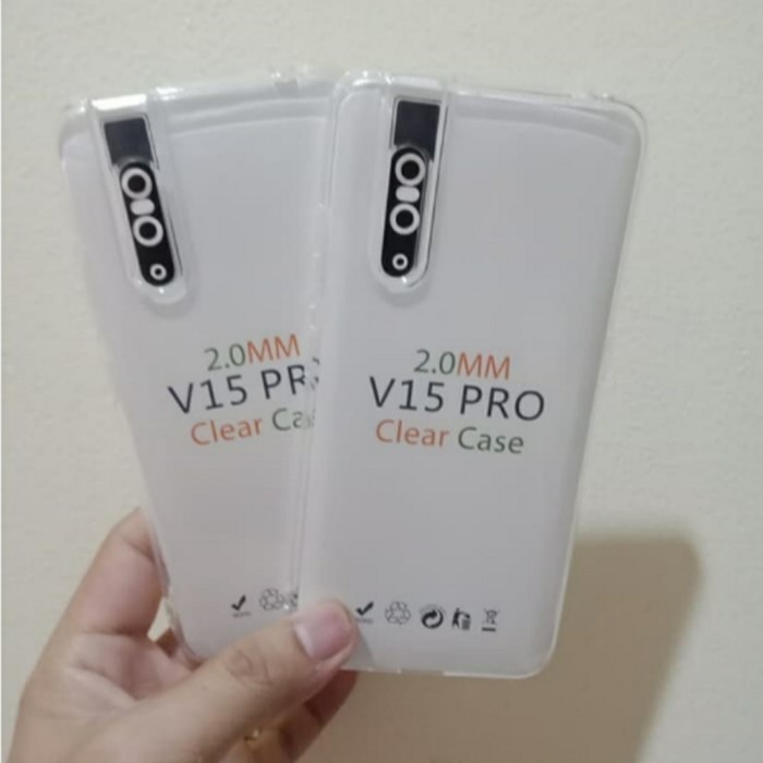 C/C- Softcase Clear Case Silikon Kondom Case Bening Casing HP Vivo V15 Pro