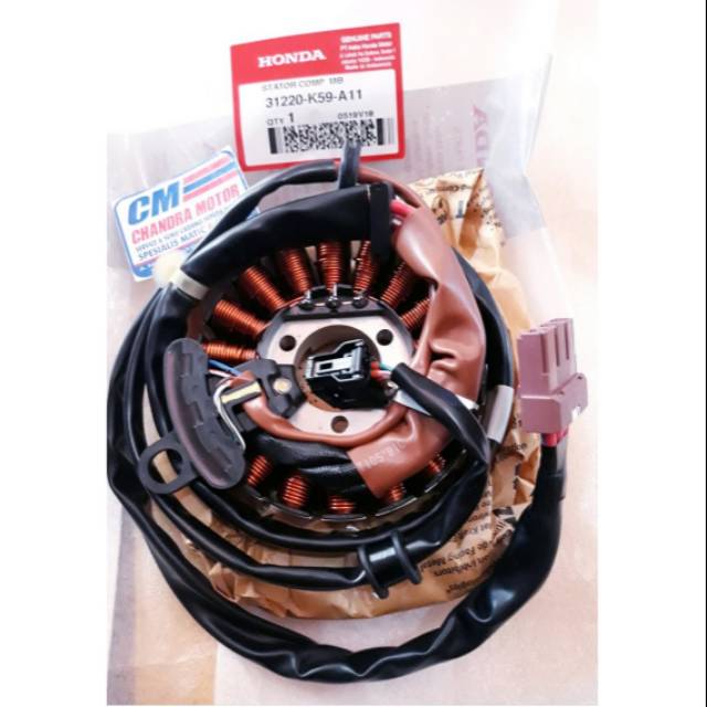 spul spol vario 150 - stator comp vario 150 - SENSOR CKP vario 150 set 31220-K59-A11 asli AHM