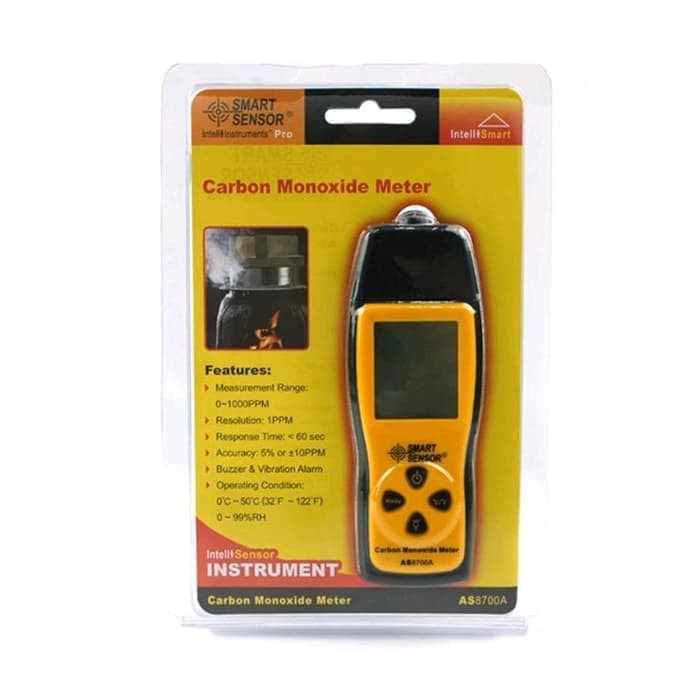 Digital Detector Gas CO Carbon Monoxide Meter AS-8700A Smart Sensor AS8700A