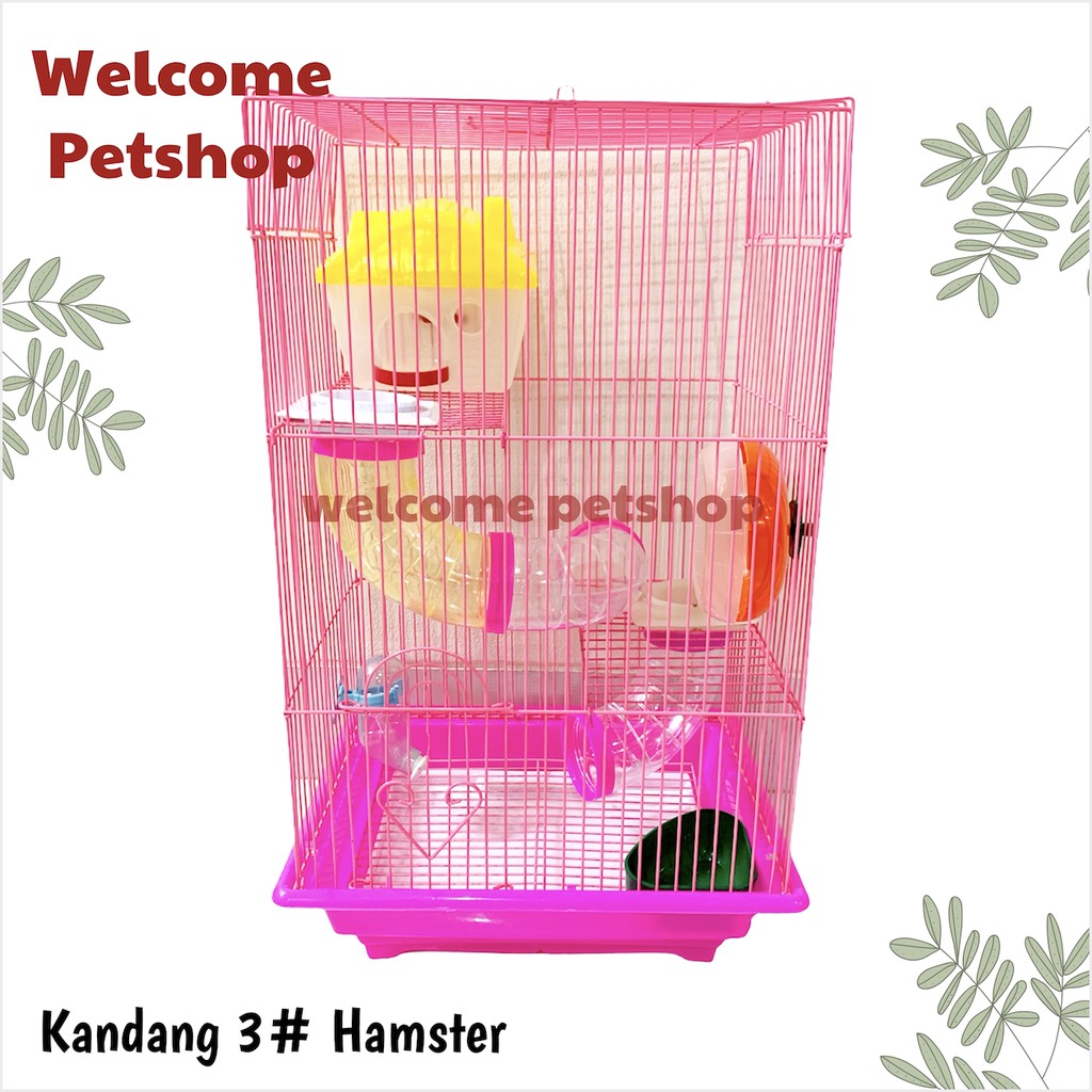 Kandang Hamster 3# / Rumah Hamster / Kandang Hamster Tiga Tingkat