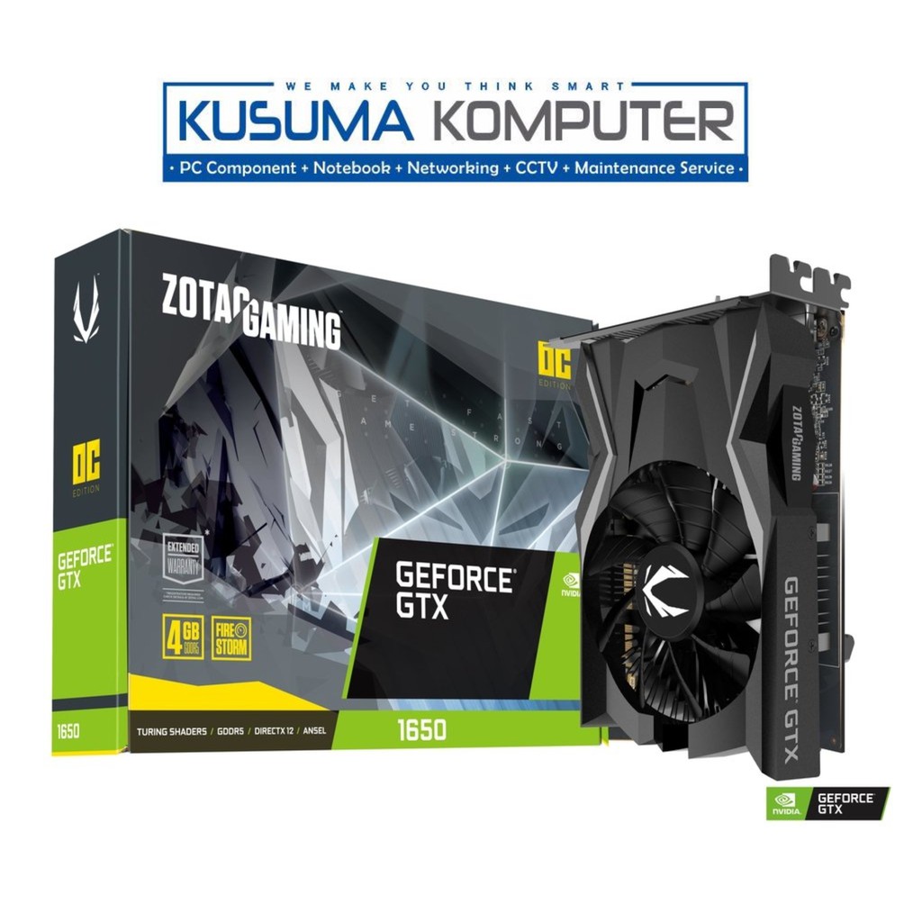 ZOTAC GAMING GeForce GTX 1650 OC 4GB GDDR5