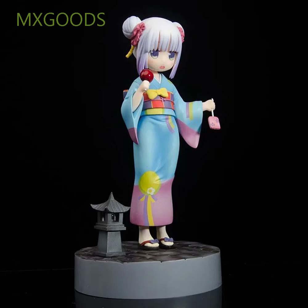 Mxgoods Mainan Action Figure Model Anime Kanna Kamui Miss Kobayashi S Dragon Maid Kimono Bahan Pvc Multi Warna Shopee Indonesia