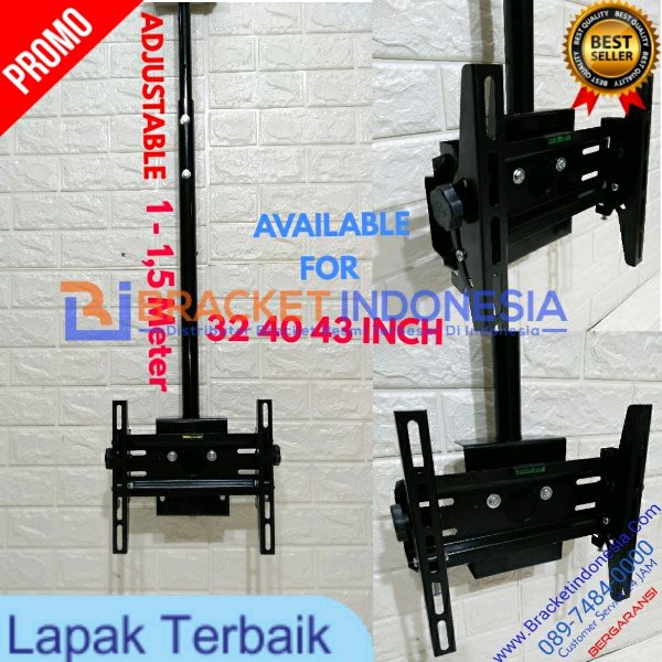 Breket  TV Gantung LED LCD 32&quot; s/d 60&quot; cocok semua merk tv