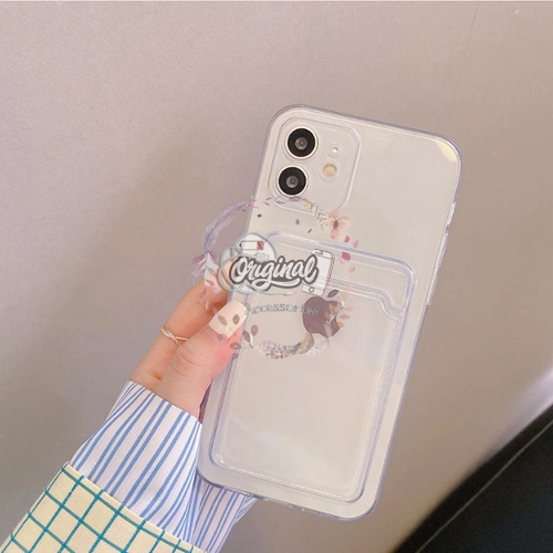 Case Casing Softcase Clear Airbag Bening Slot Kartu Photo Card IP Phone X XR XS MAX OR674